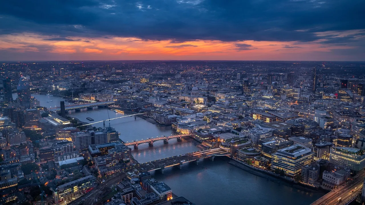 london, sunset, england, architecture, city, night sky, bridge, dusk, night, building, uk, blue sky, sky, thames, travel, river, urban, blue, famous, nature, capital