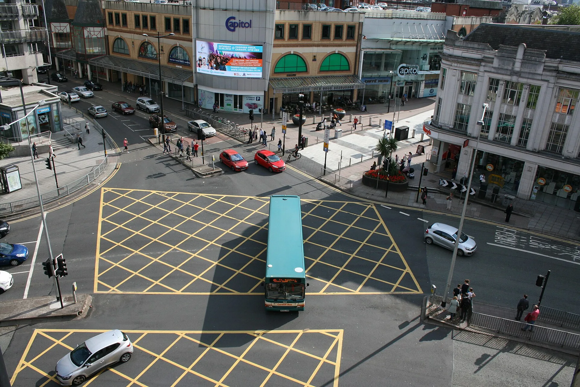 Cardiff city centre